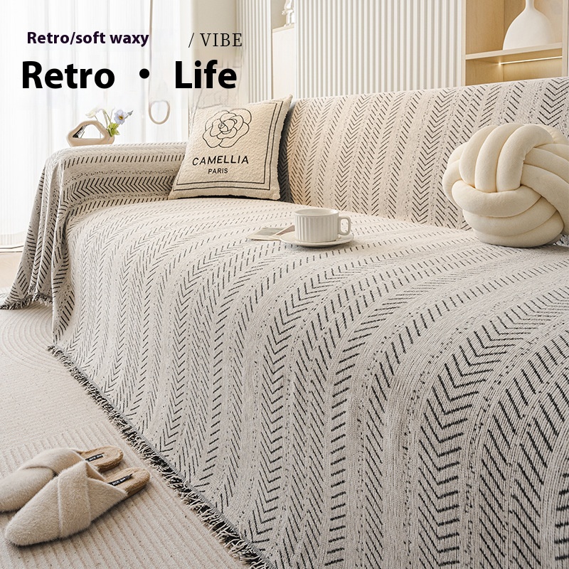 Office Furniture Ergonomic - Home Sofa Cover Design Fishbone Pattern
