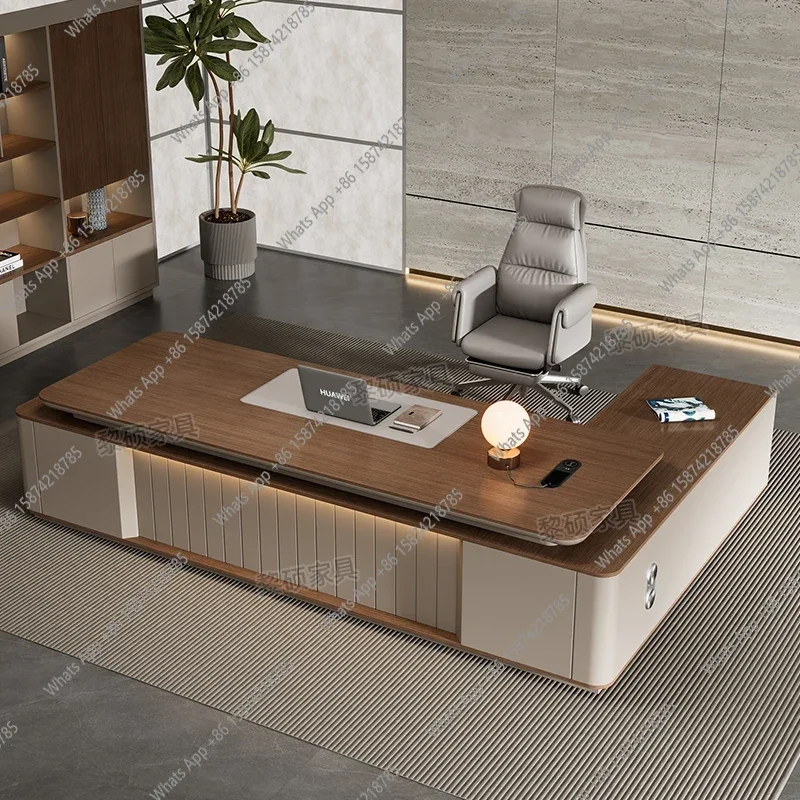 Office Furniture Desk - YX Filing Cabinets Boss Desk Chinese