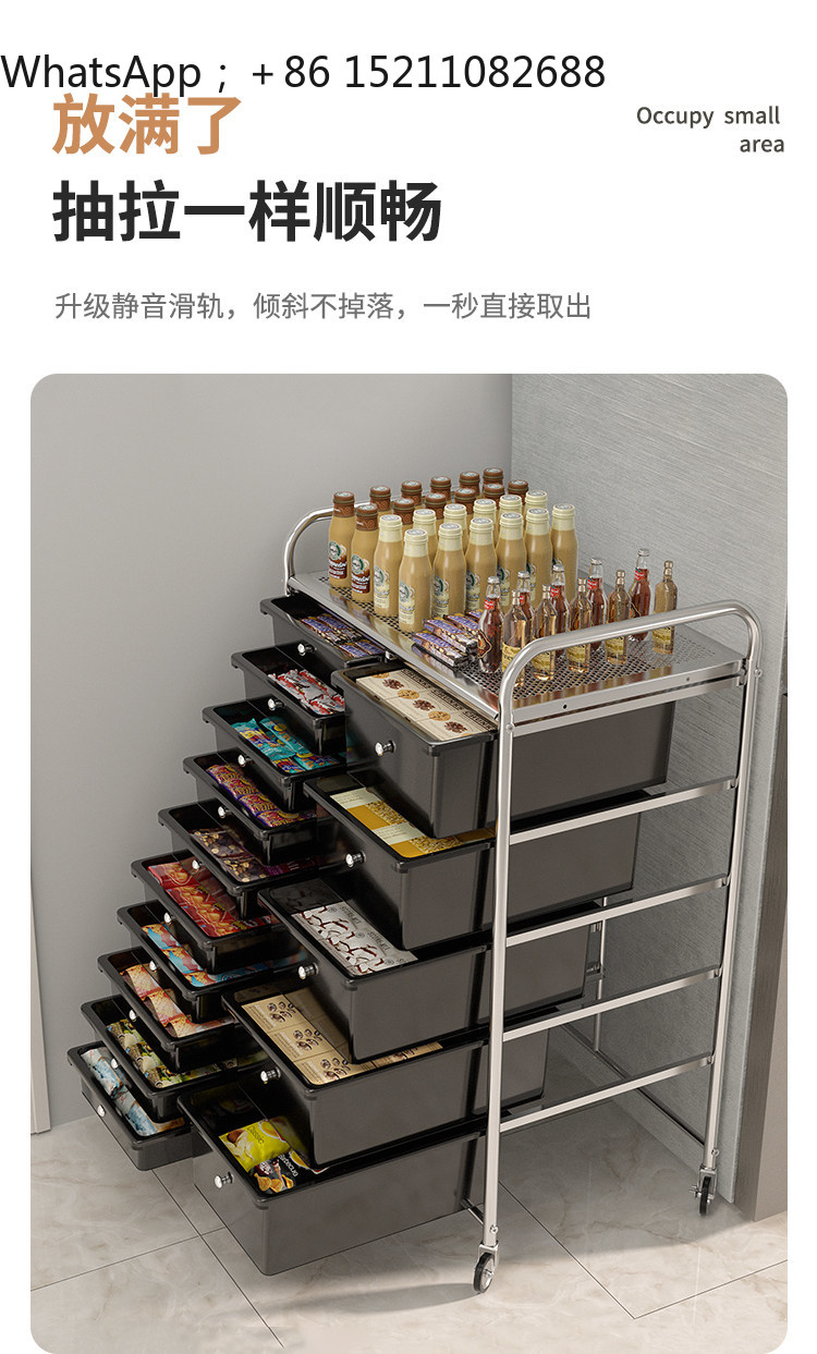 Locker Storage Metal - SCY mobile chest drawer cosmetic storage