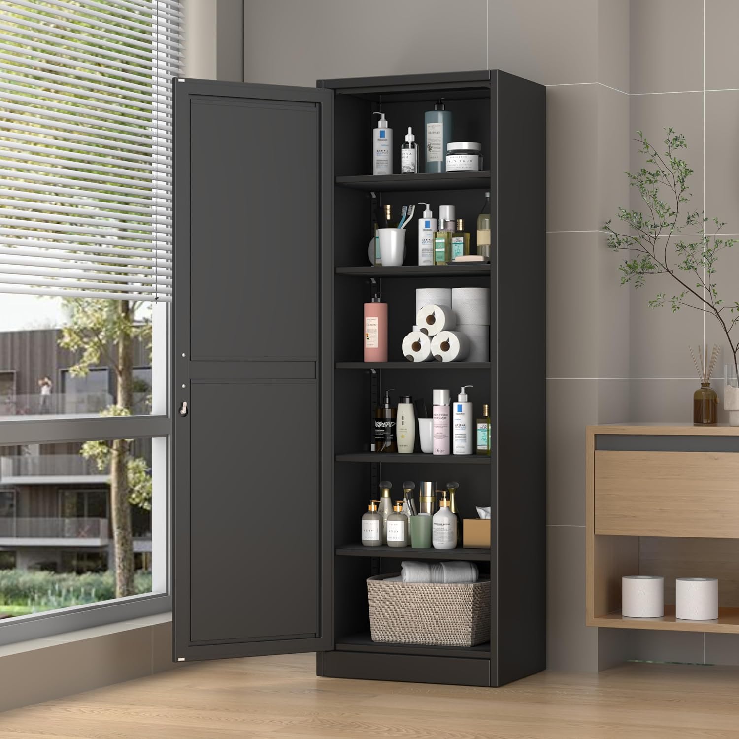 67 Inch Tall Narrow Metal Lock - Locker Storage Metal review and price