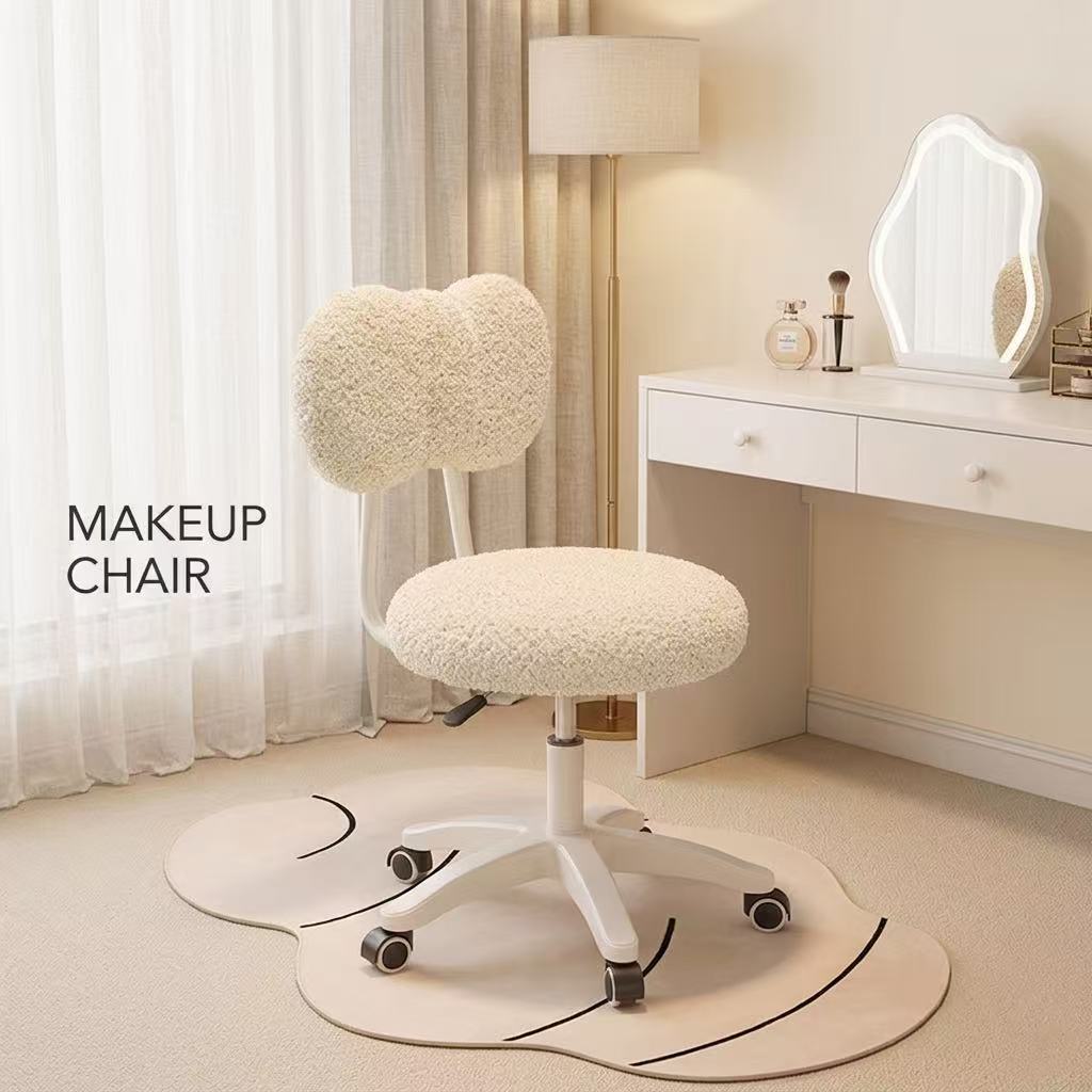 Cute Boucle Swivel Office Chai - Office Furniture Ergonomic review and price