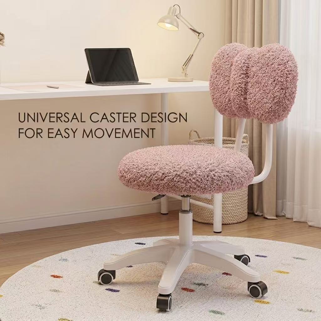 Cute Boucle Swivel Office Chai - Office Furniture Ergonomic review and price