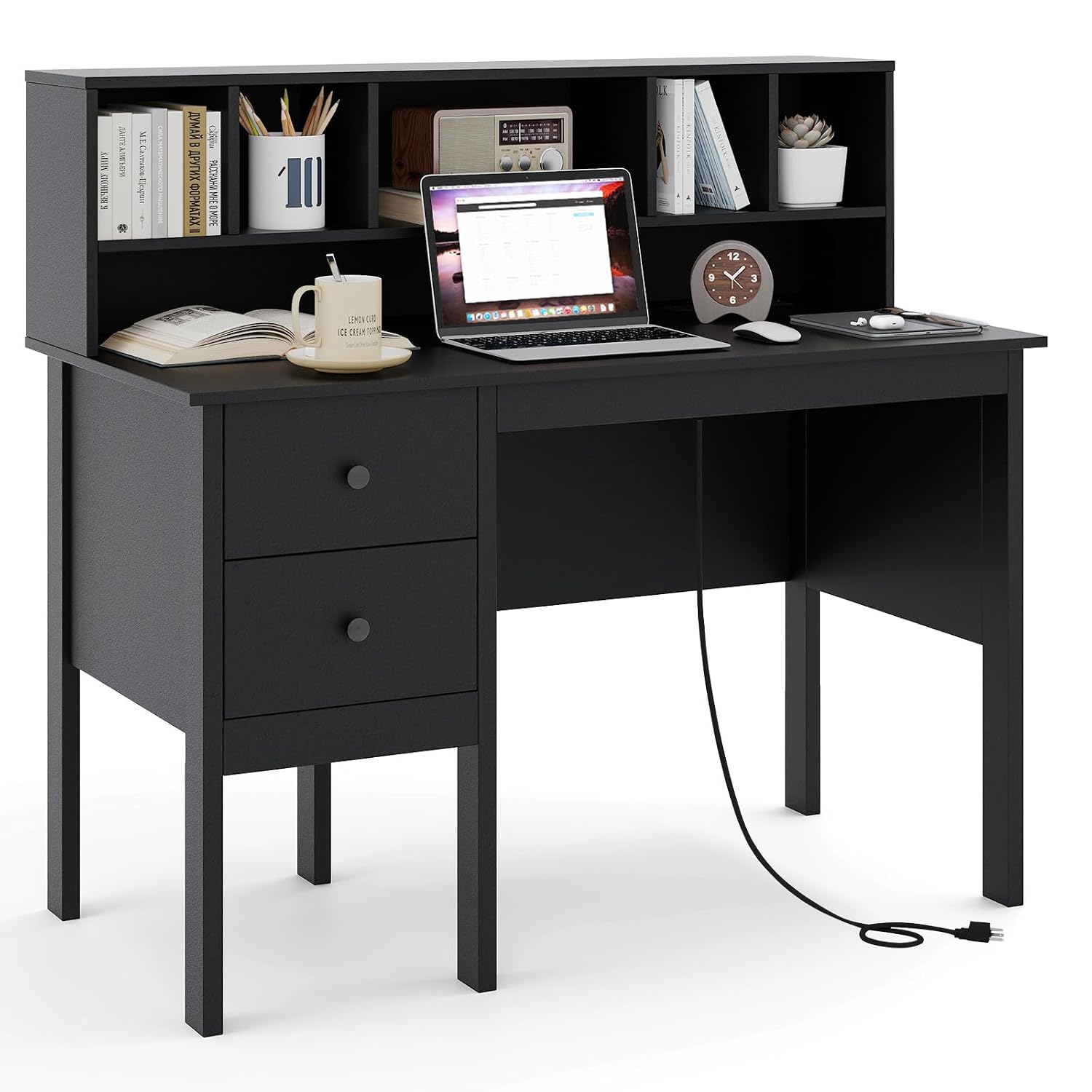 Home Office Desk Hutch USB Por - Office Furniture Outlet review and price