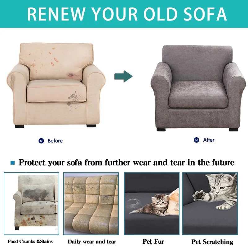 Faux Leather Look Couch Cover  - Office Furniture Dimensions review and price