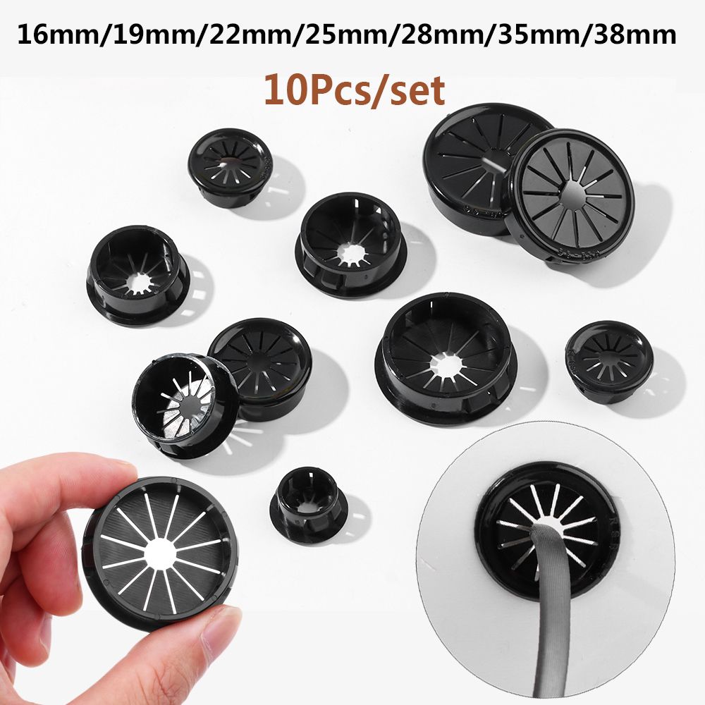 10pcs/set Plastic Cable Hole C - Office Furniture Outlet review and price