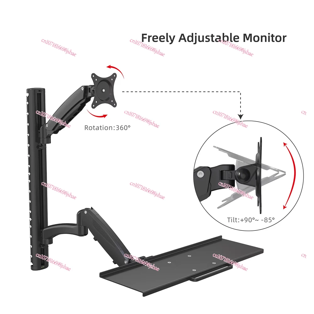 Height-adjustable Single-arm M - Adjustable Monitor Mount review and price