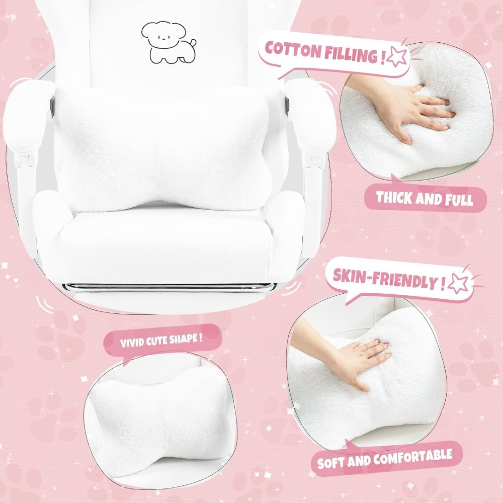 Cute Gaming Chair with Lumbar  - Office Furniture Ergonomic review and price