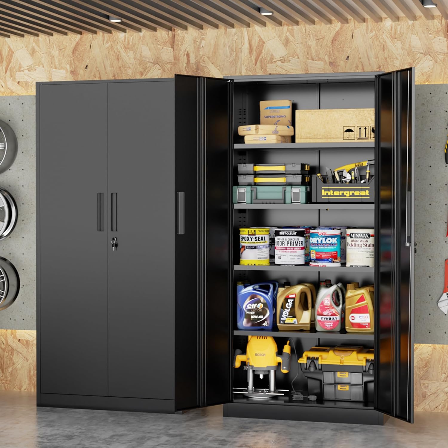 Tall Metal Storage Cabinet Org - Locker Storage Metal review and price