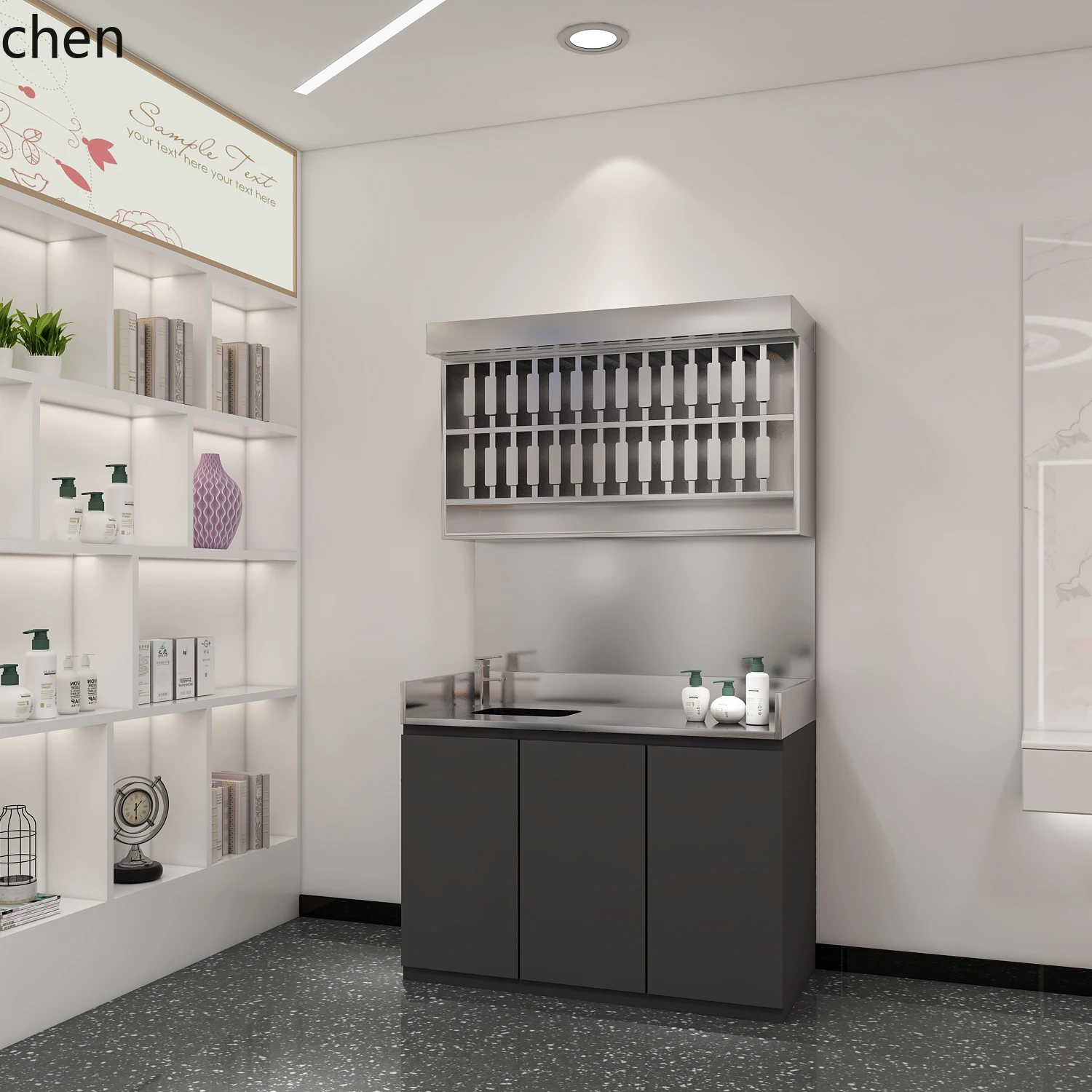 H5.22 storage rack, hair salon - Locker Storage Metal review and price