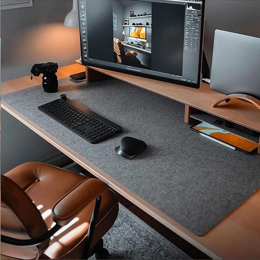 Felt Desk Mat Computer Mat for - Office Furniture China review and price
