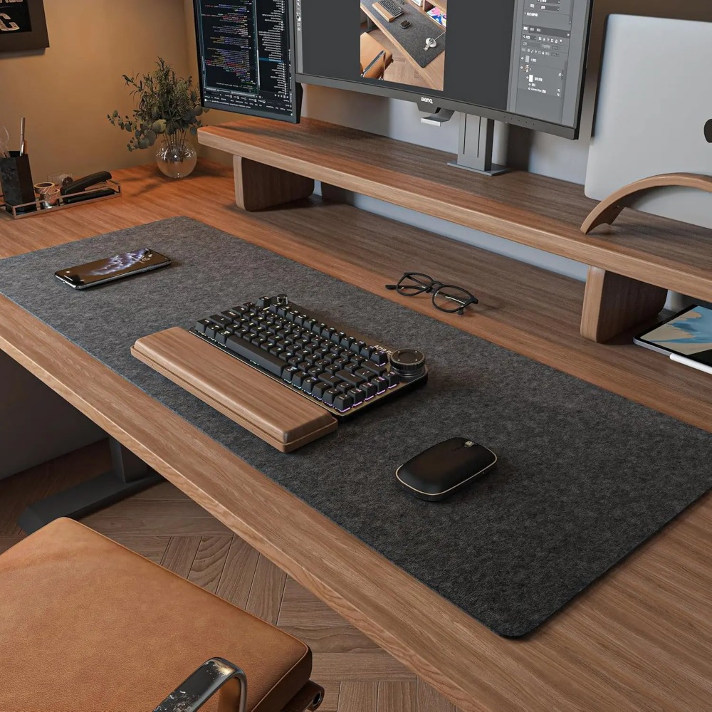 Felt Desk Mat Computer Mat for - Office Furniture China review and price