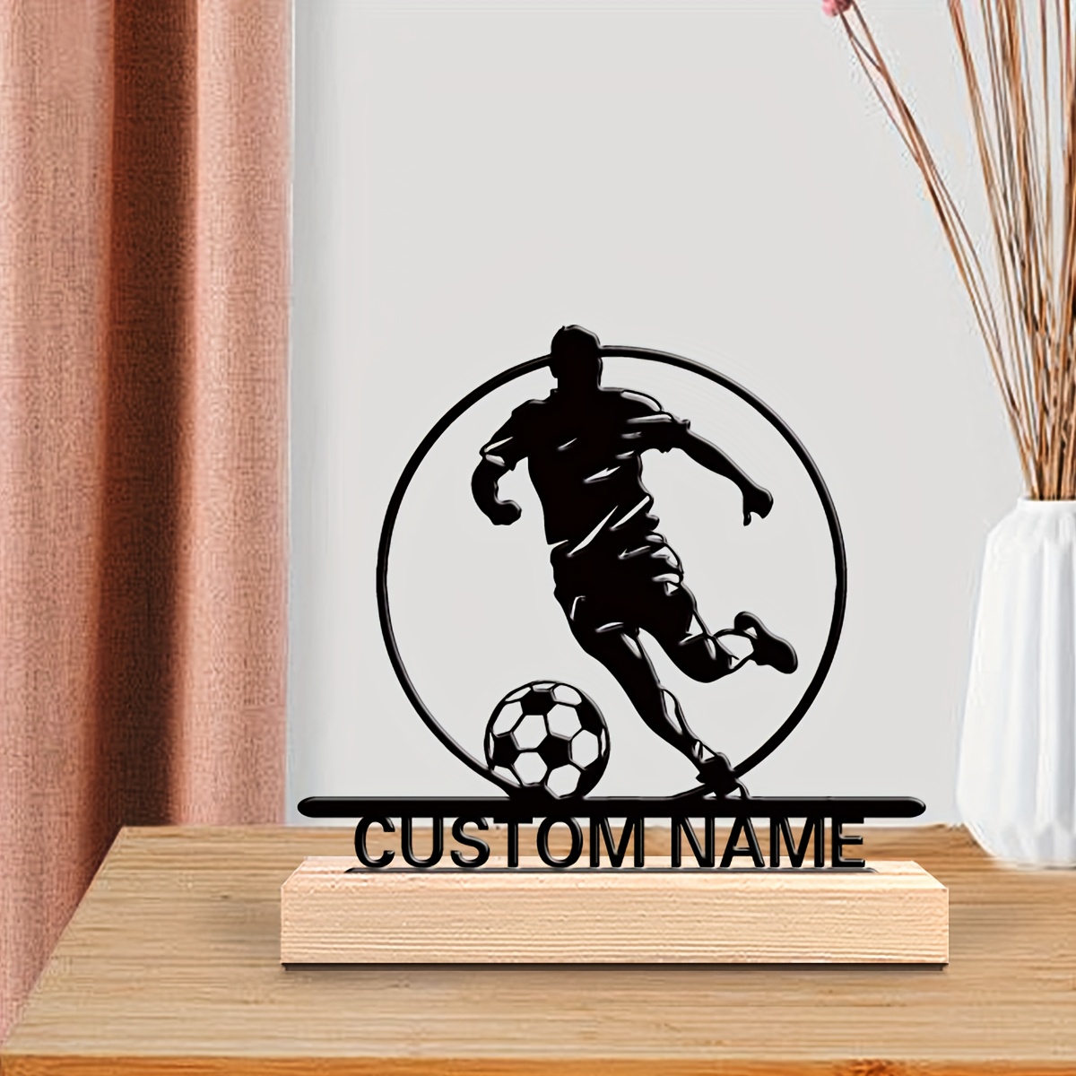 Custom Soccer Player Metal Sta - Office Furniture Desk review and price