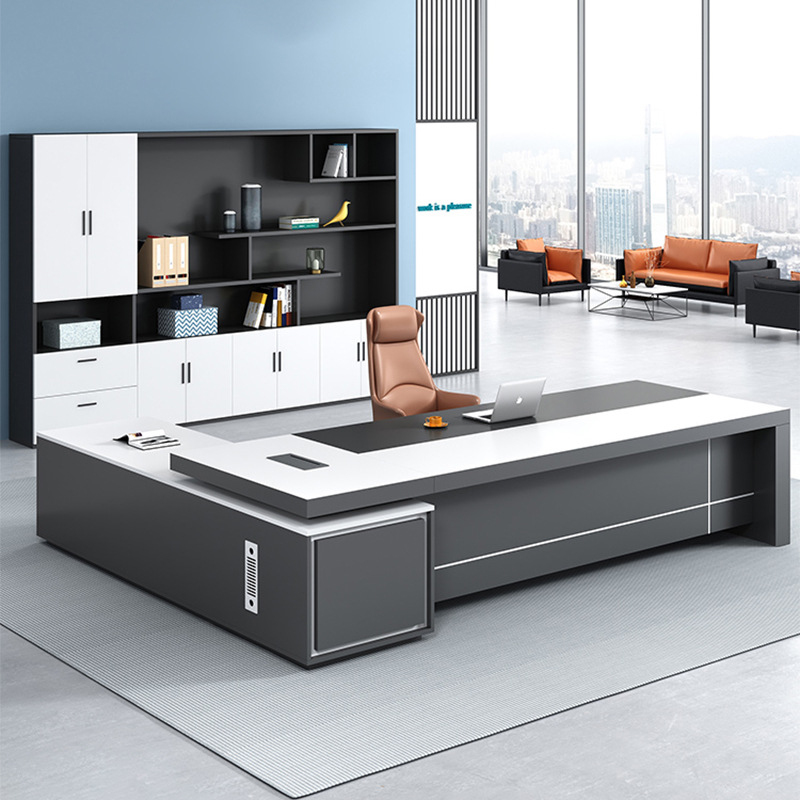 White And Chair Set, Manager'S - Xh Office Furniture review and price