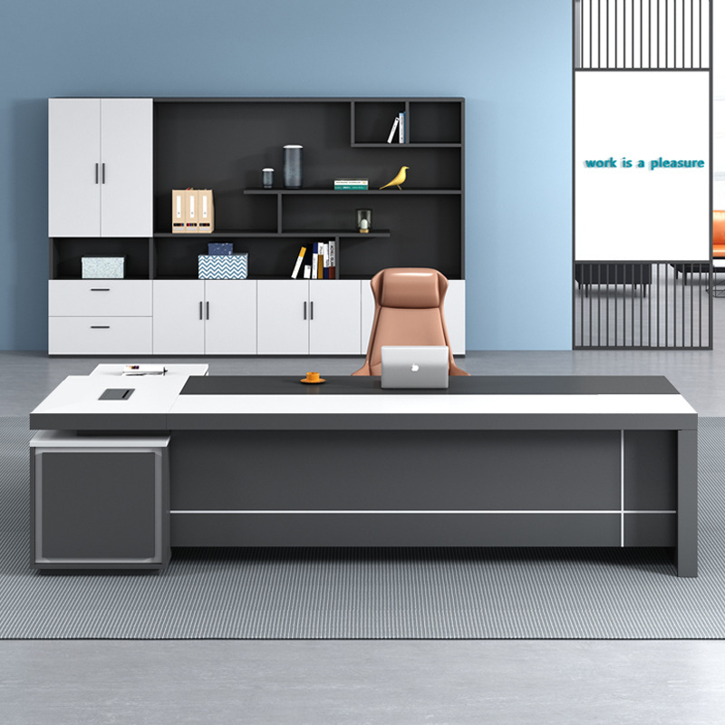 White And Chair Set, Manager'S - Xh Office Furniture review and price