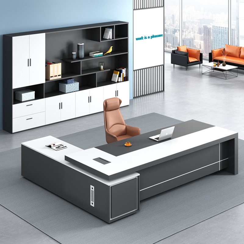 White And Chair Set, Manager'S - Xh Office Furniture review and price