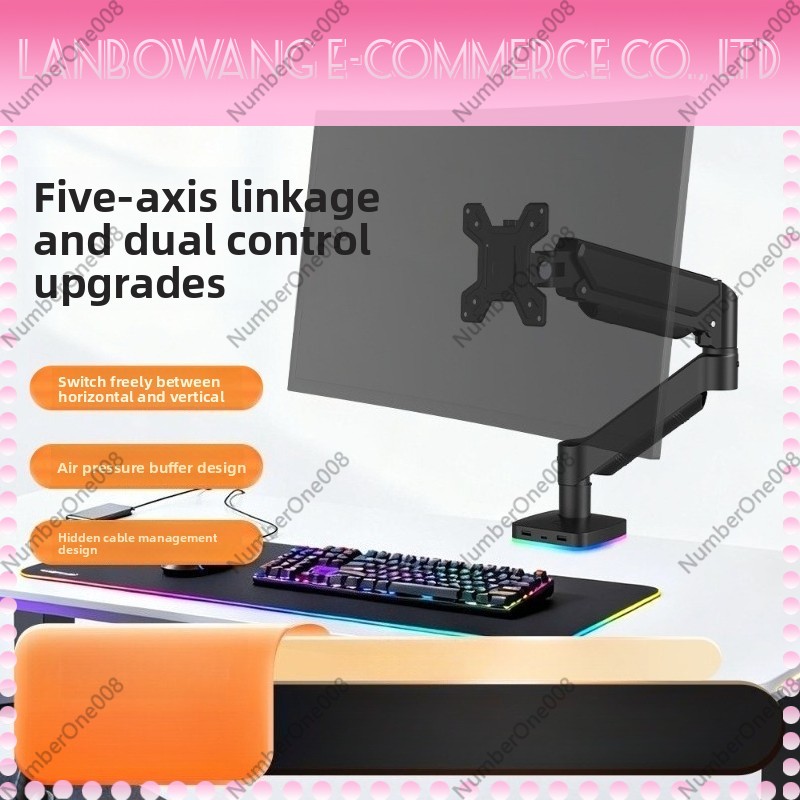 Monitor Arm with Type C USB In - Adjustable Monitor Mount review and price