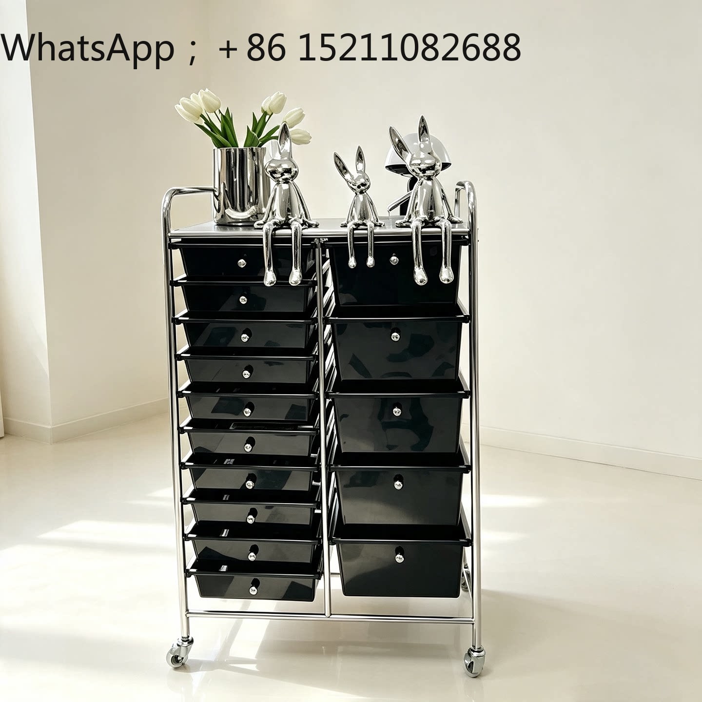 SCY mobile chest drawer cosmet - Locker Storage Metal review and price